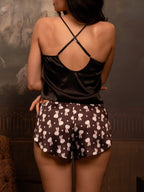 Hopping Into Bed Bunny Pajama Set – Chocolate Satin