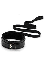 7-Piece Beginner BDSM Bondage Kit – Soft Black Faux Leather Restraints Set