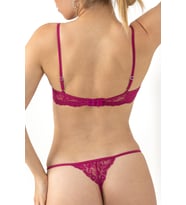 Underwire Lace Cut-Out Bodysuit – Available in White, Black & Fuchsia